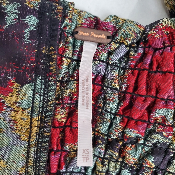 Free People Women’s “Bali Carousel” Corset Off-the-shoulder Top XSmall - Picture 10 of 14